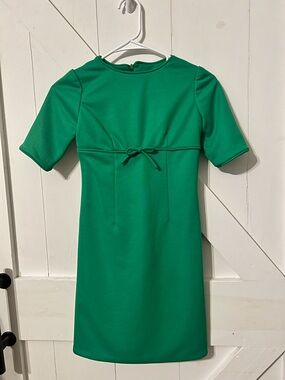 Girls custom green dress